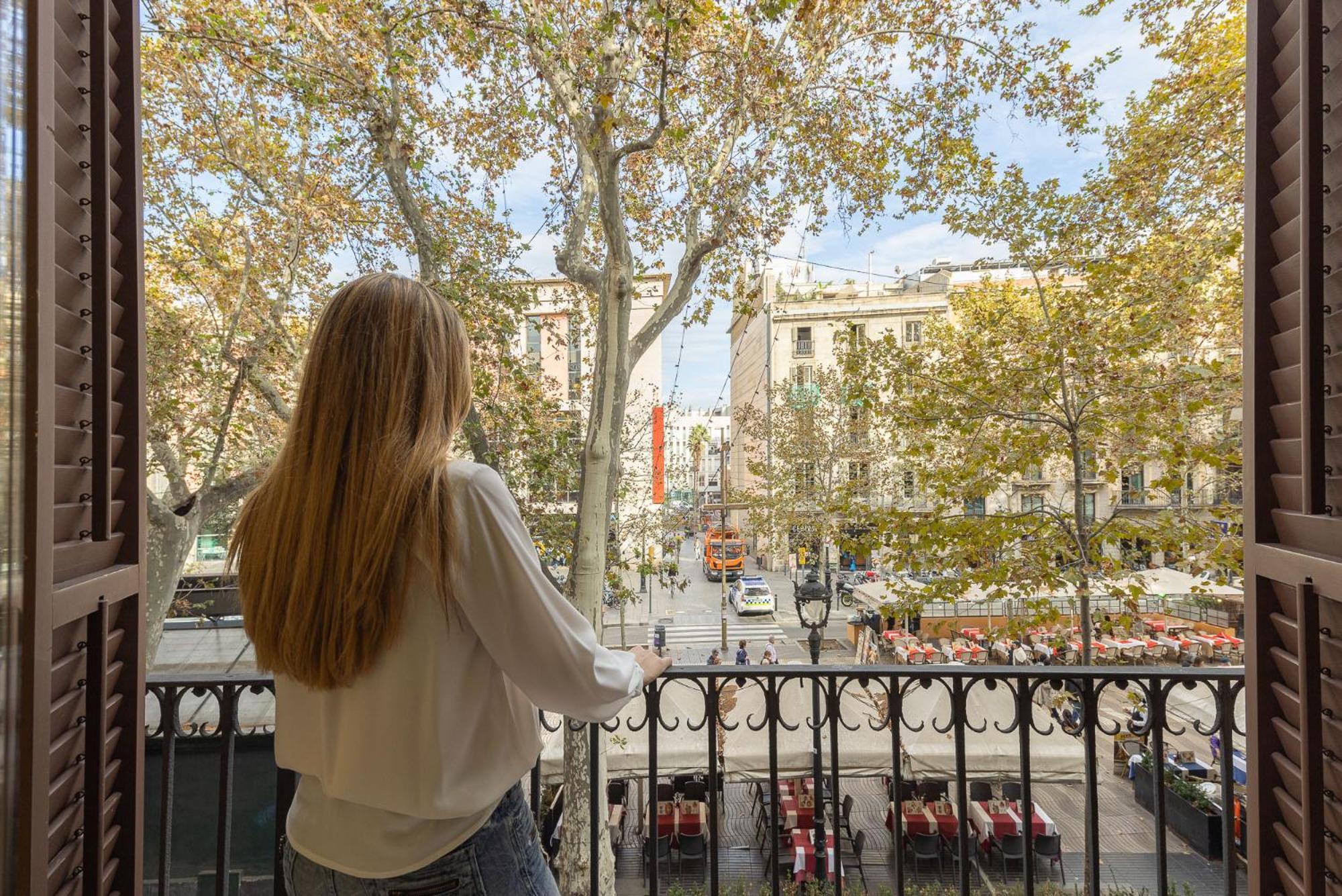 Hotel Arc La Rambla Barcellona Esterno foto